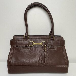 COACH Hampton Pebbled Leather Large Hobo Shoulder Bag 10213 Bohemian Luxury